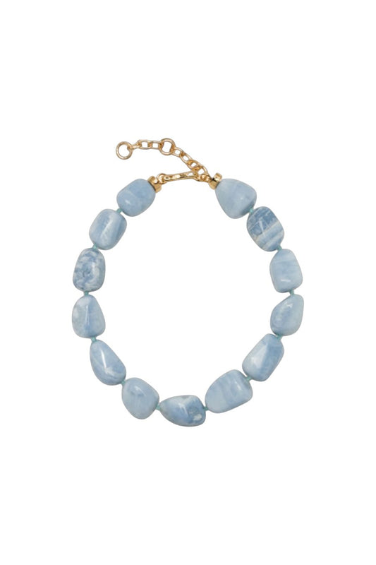 Sea and Sky Collar Necklace in Blue