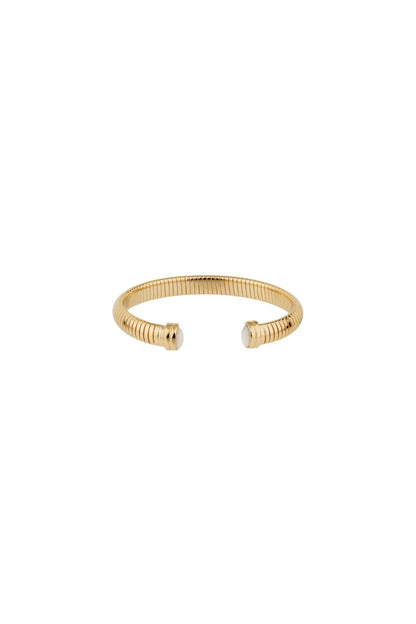 Antigone Bangle Bracelet in White Mother of Pearl