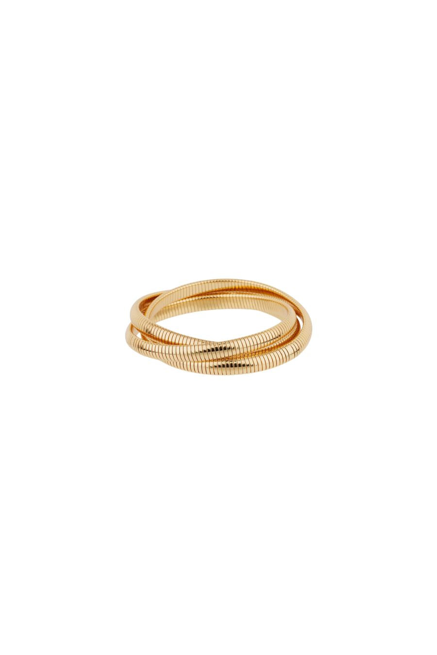 Gas Bijoux Small Gold Three Strand Infinity Bracelet