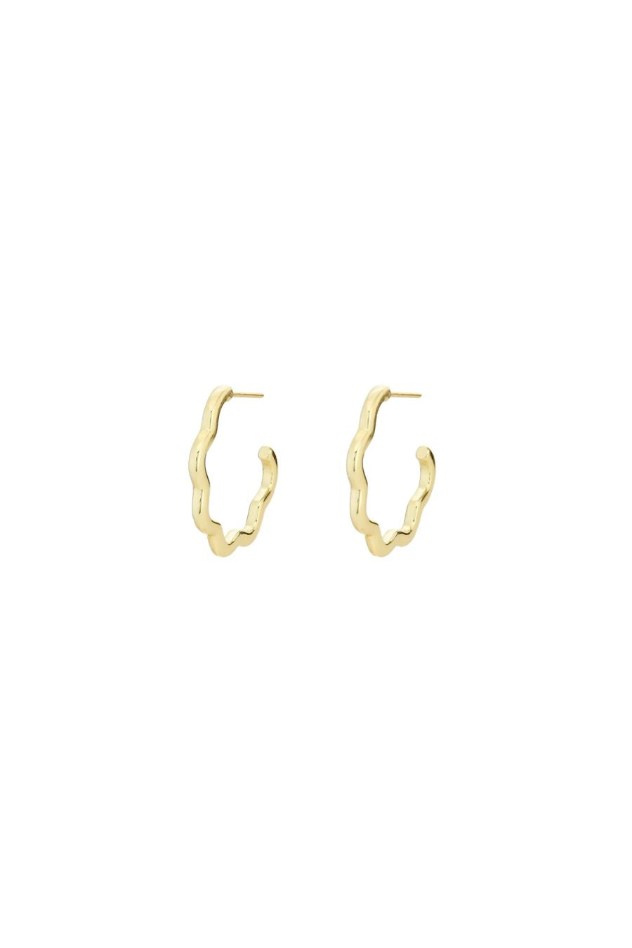 Asha Scallop Hoop Small