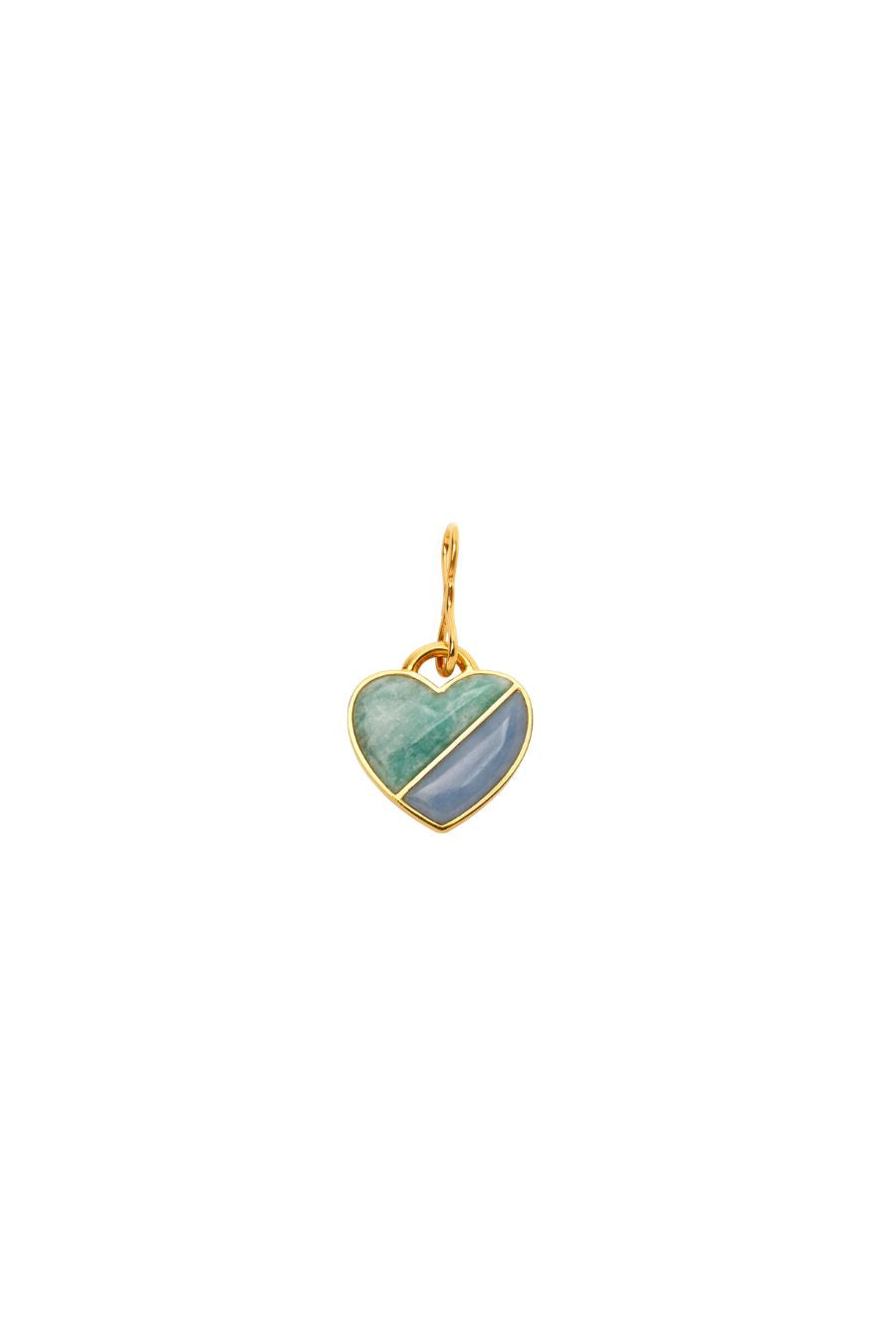 Heart Pendant in Ocean