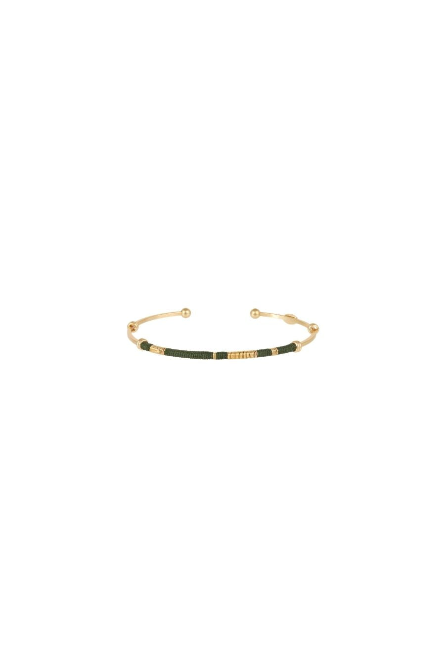 Zanzibar Bracelet in Green/Gold