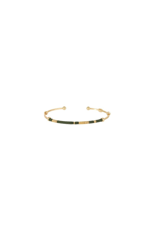 Zanzibar Bracelet in Green/Gold
