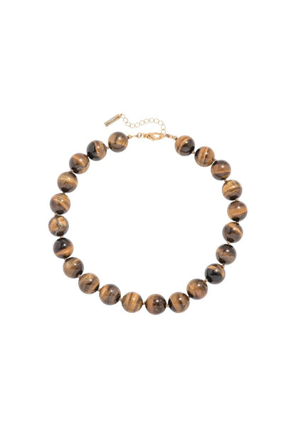 Louisa Necklace in Tigers Eye
