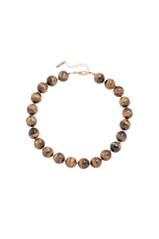 Louisa Necklace in Tigers Eye