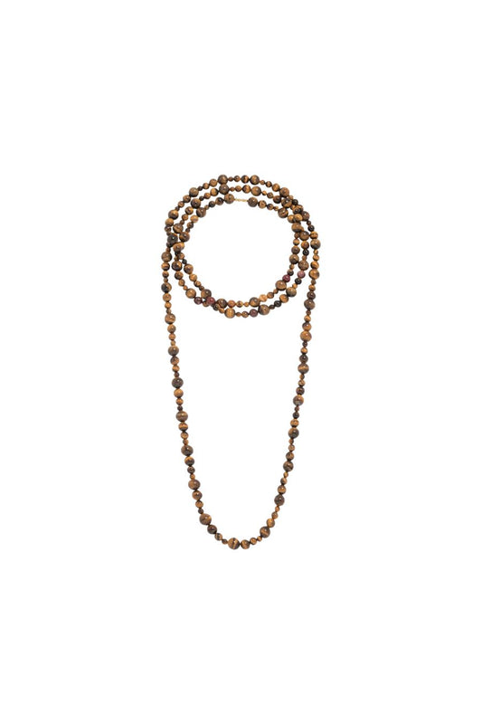 Veda Necklace in Tigers Eye