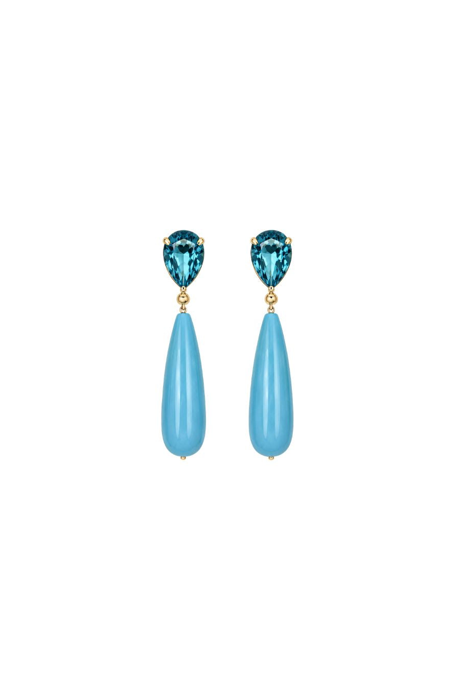 Caroline Earrings in Turquoise