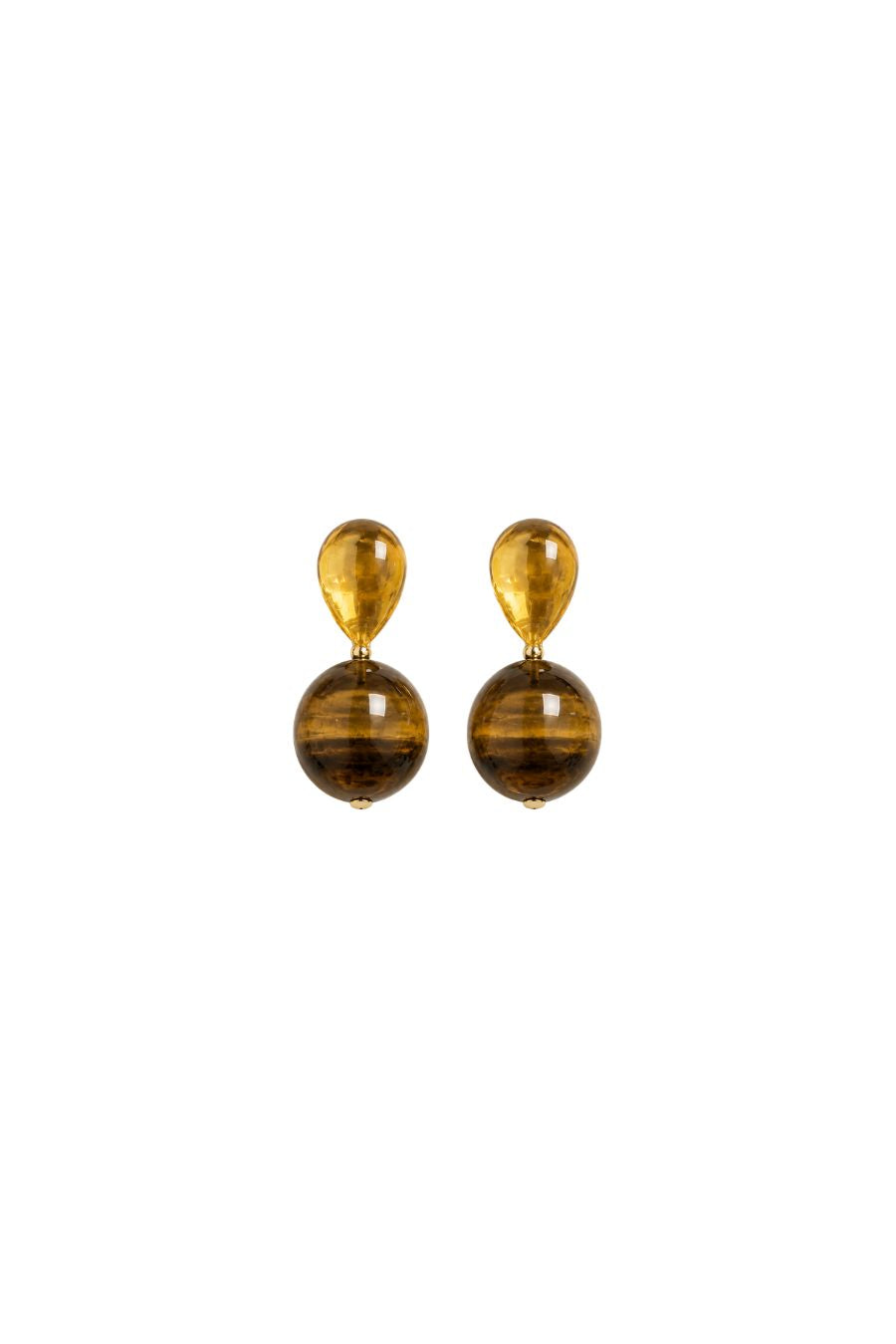 Allison Earrings in Tigers Eye
