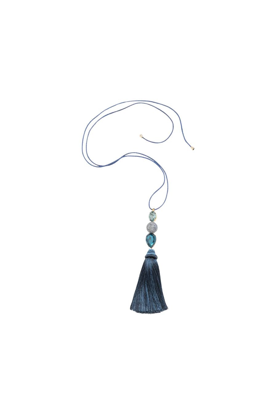 Torin Tassel Necklace in Lapis