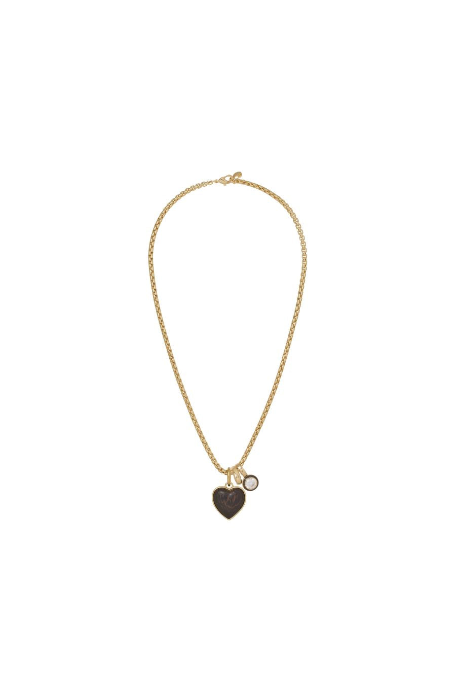 The Mini Simple Wood Heart Pendant