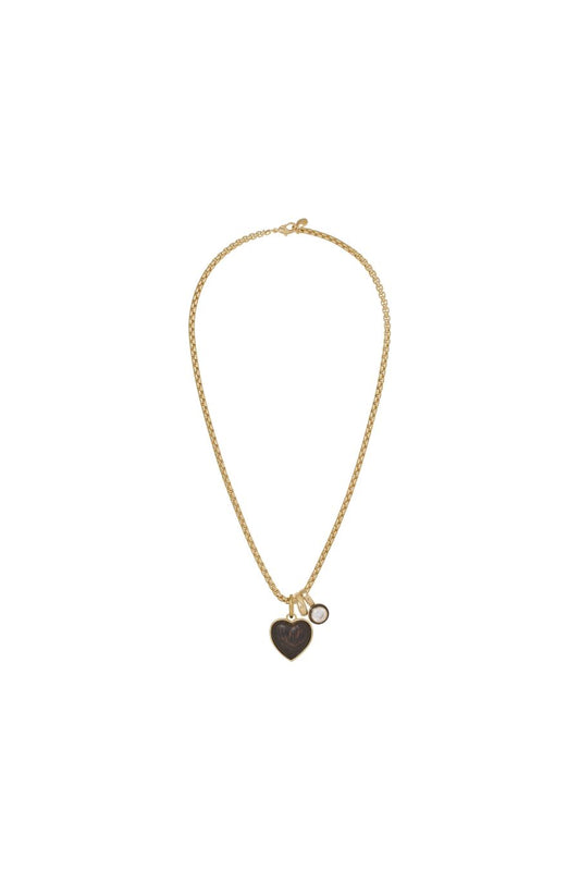 The Mini Simple Wood Heart Pendant