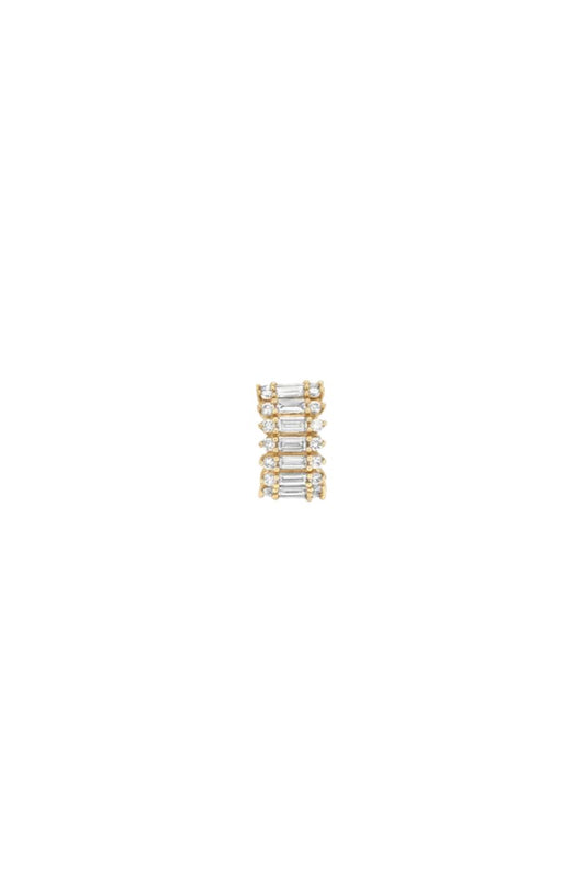 Diamond Full Stack Baguette Big Bead - Lab Grown