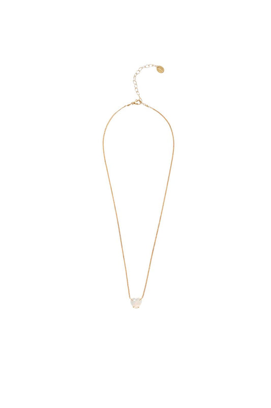 Love Drop Necklace in Moonstone