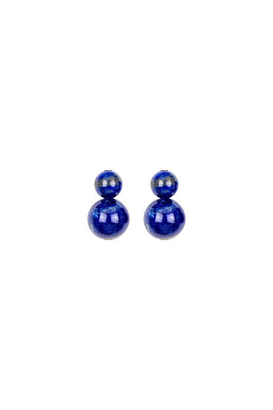 Cara Earrings in Lapis