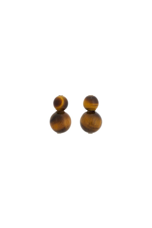 Cara Earrings in Tigers Eye