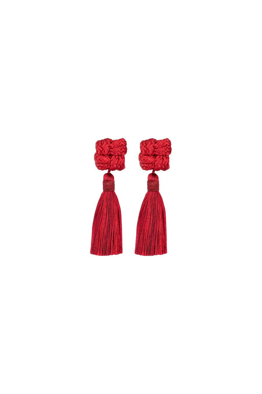 Carmella Earrings in Ruby