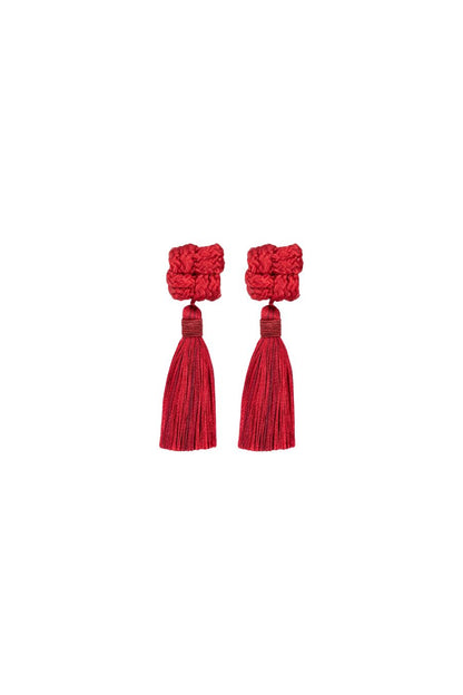Carmella Earrings in Ruby