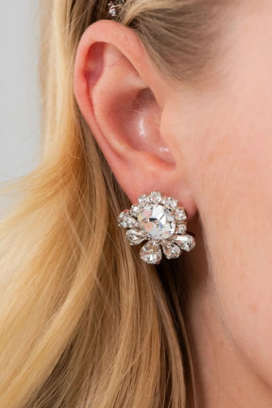 Luzette Earrings in Crystal