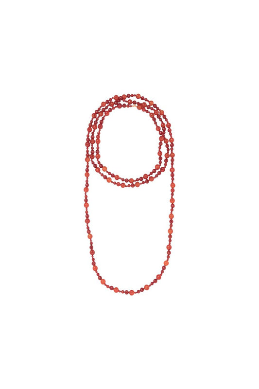 Veda Necklace in Carnelian