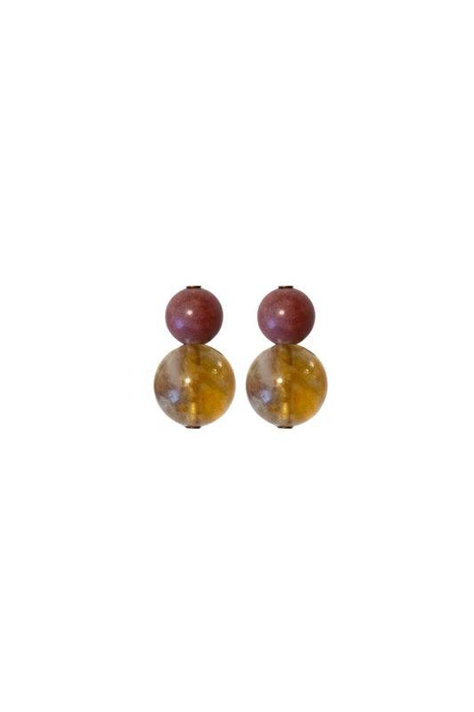 Cara Earrings in Citrine Multi