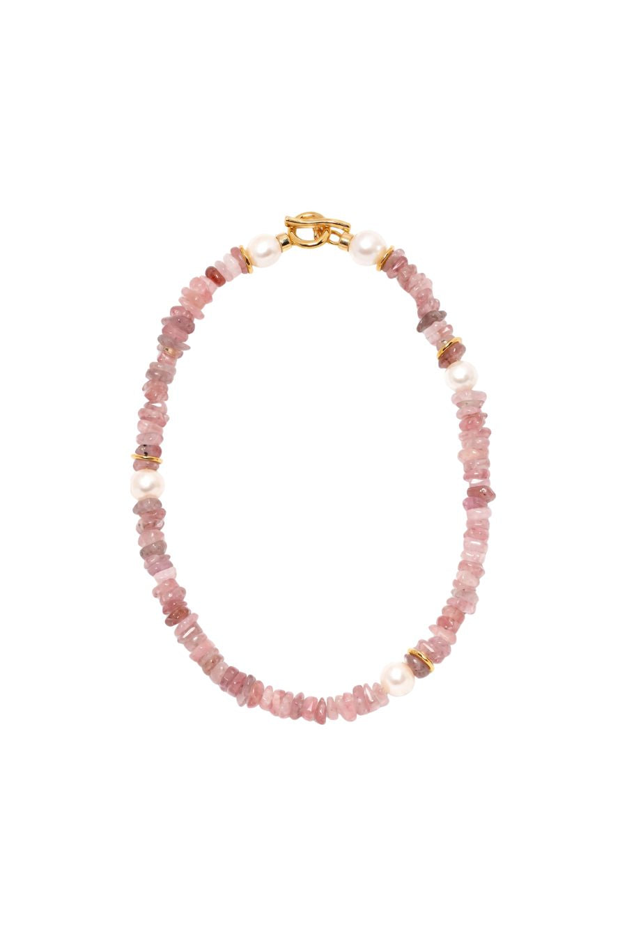 Mood Necklace in Strawberry Quartz