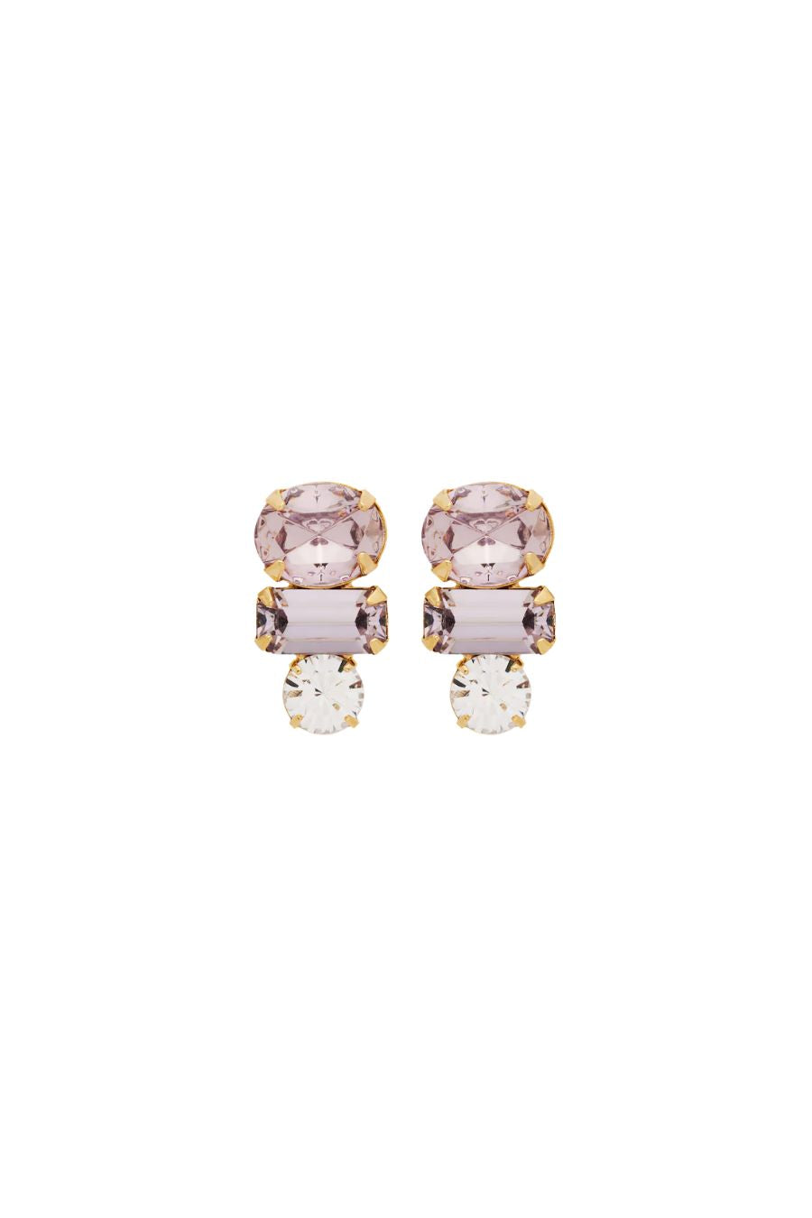 Patricia Earrings in Light Amethyst