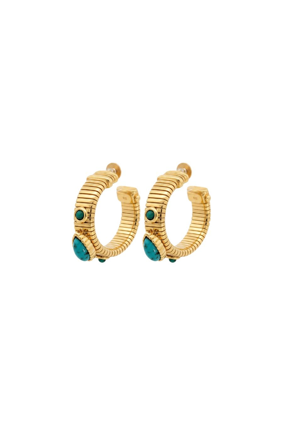Strada Earrings in Blues