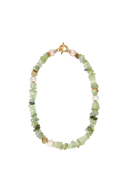 Mood Necklace in Prehnite