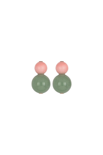 Cara Earrings in Aventurine Multi