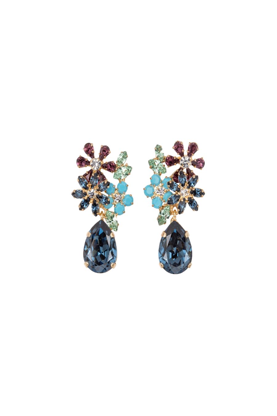 Delaney Earrings in Peacock