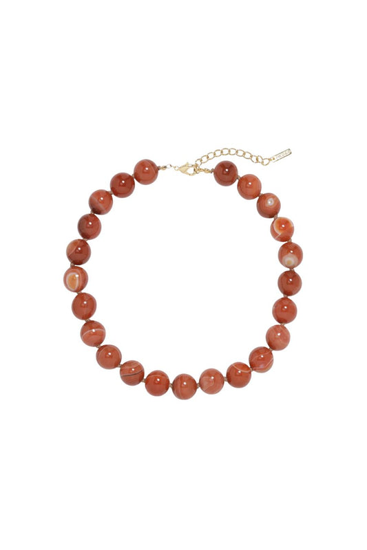 Louisa Necklace in Agate