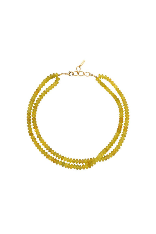 Veronica Necklace in Lemon Quartz