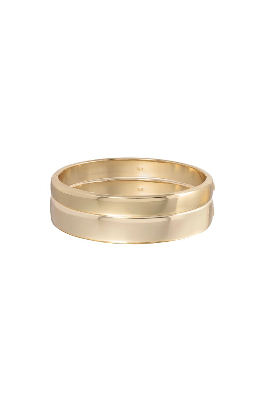 Cushion Hinged Bracelet Duo