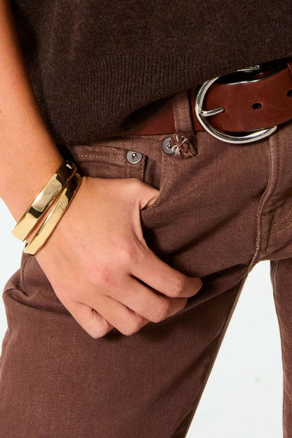 Cushion Hinged Bracelet Duo