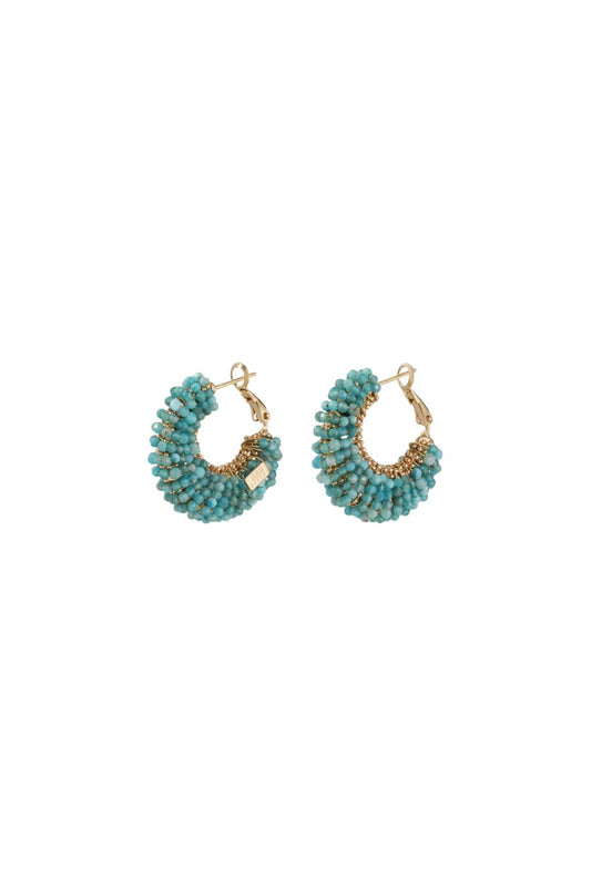 Izzia Earrings in Blues