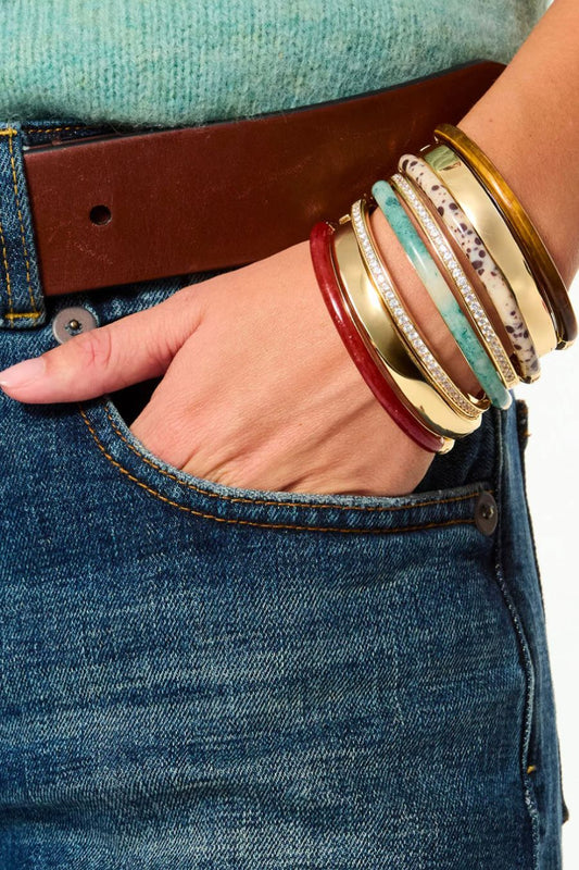 Bracelet Duo in Moss/Agate