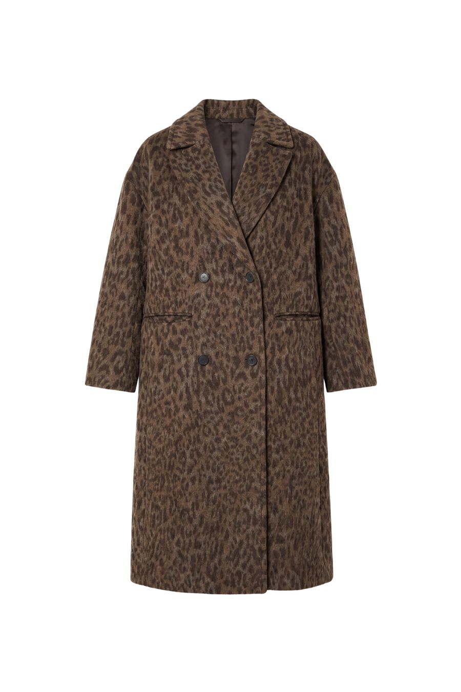 Matta Oversized Coat in Leopard