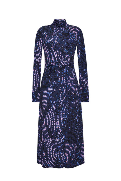 Hera Dress in Veneta Arc Navy