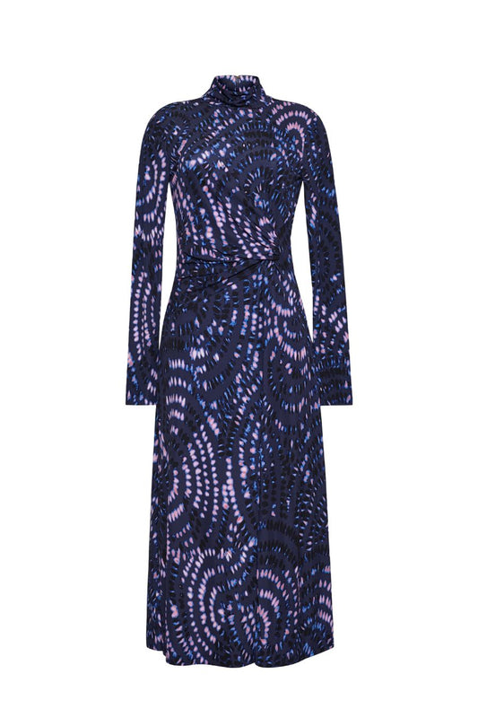 Hera Dress in Veneta Arc Navy