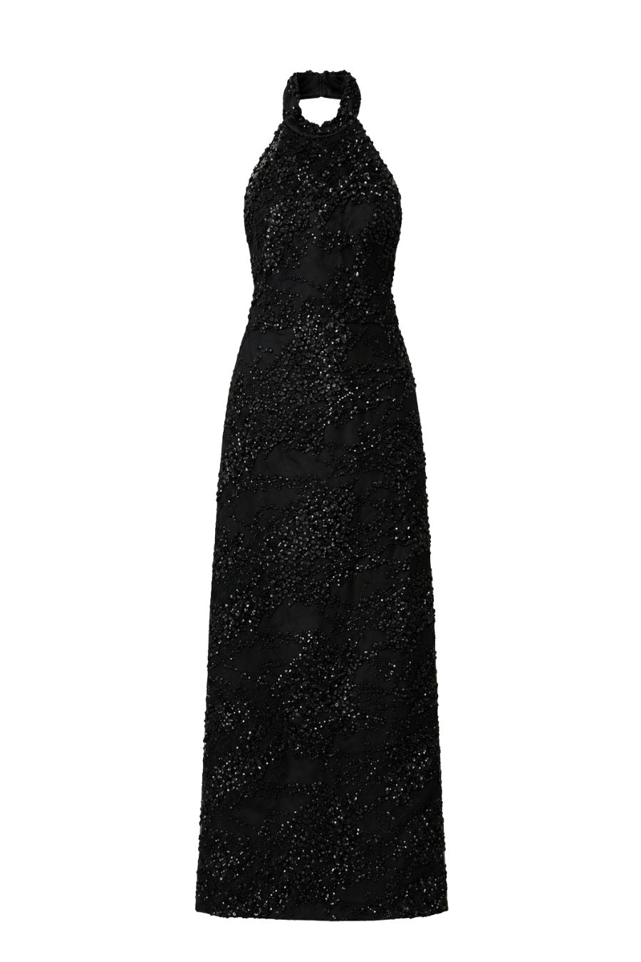 Beau Halter Gown in Black