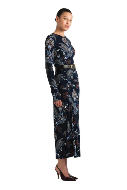 Piermond Dress in Mod Paisley Navy