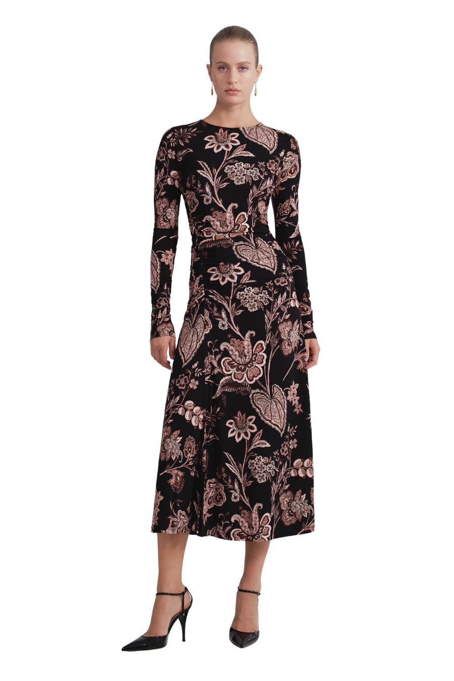 Piermond Dress in Linden Bloom Black