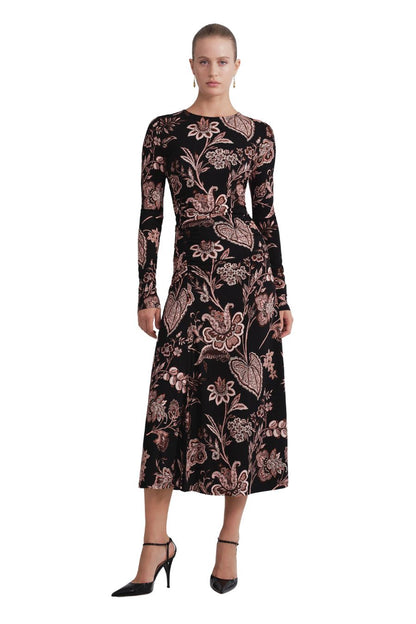 Piermond Dress in Linden Bloom Black