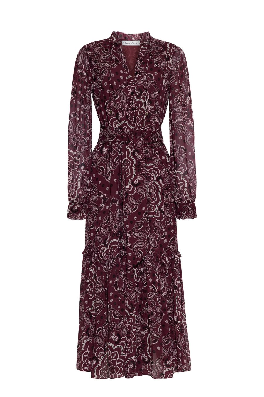 Verity Dress in Bandana Plum