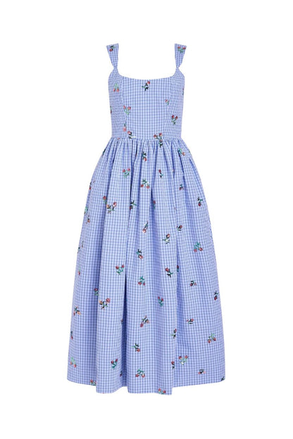 TS Nara Sequin Embroidered Midi Dress