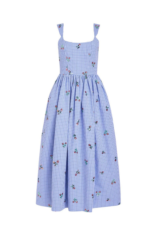 TS Nara Sequin Embroidered Midi Dress