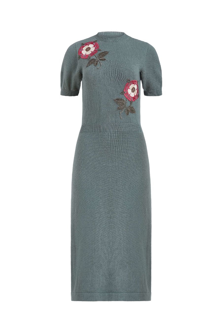 TS Iris Cashmere Sweater Dress in Sage