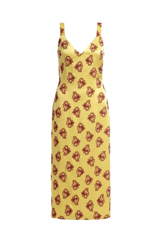 TS Dancing Queen Citrine Midi Dress