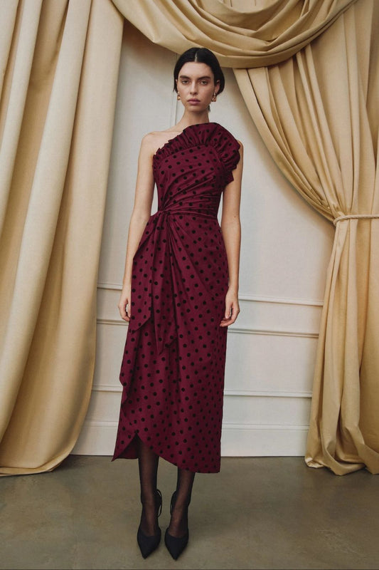 Charlotte Dress in Pinot Multi