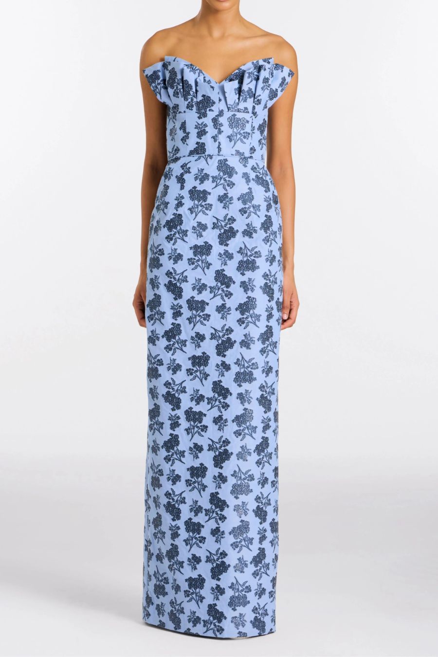 TS Navy Bouquet Gown
